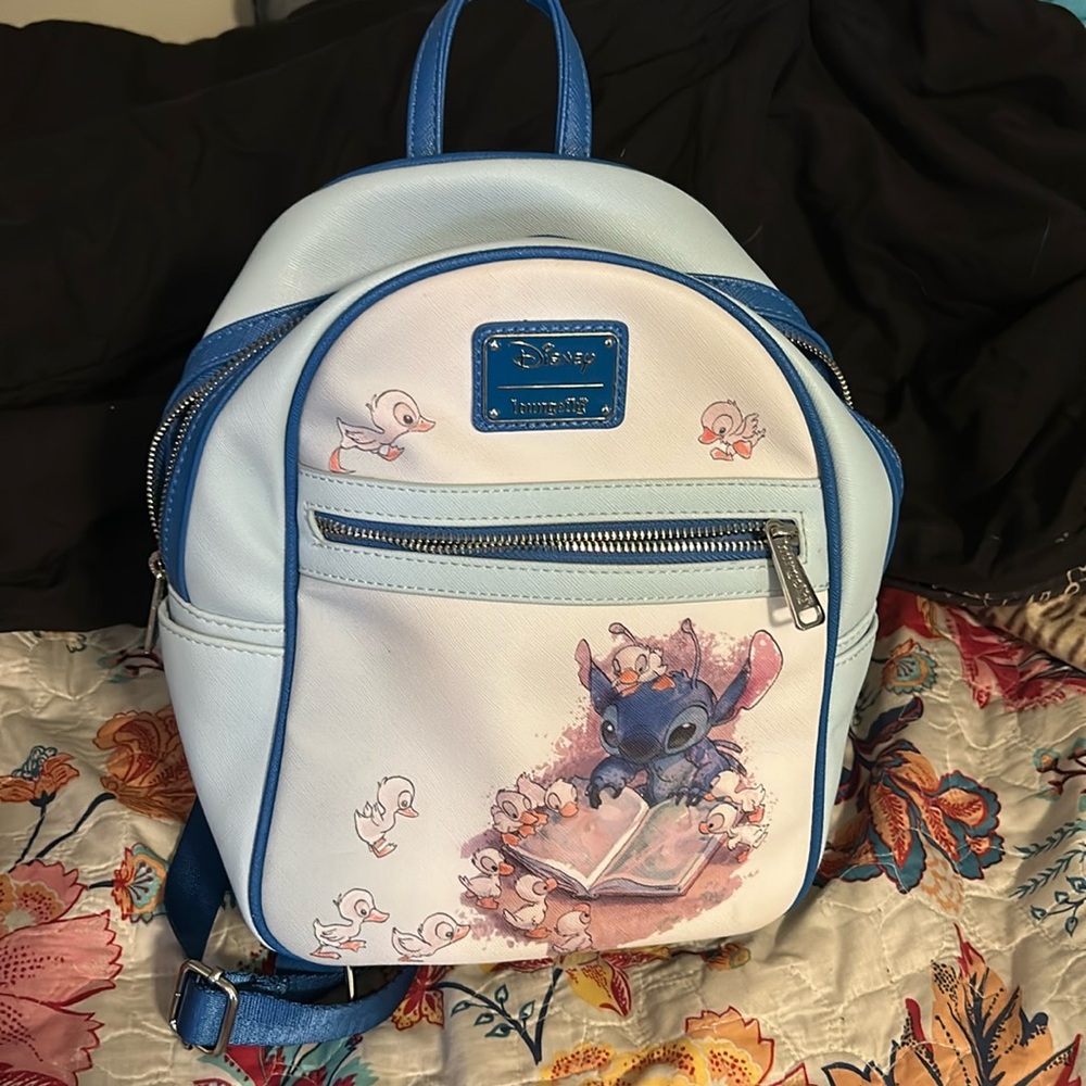 Loungefly Disney’s Stitch and ducklings backpack